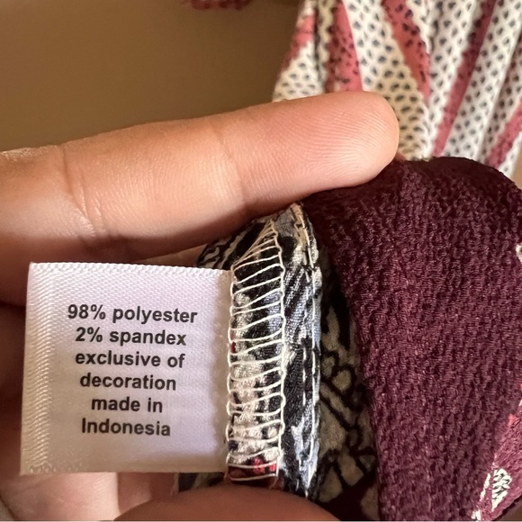 Lane Bryant Paisley Print Long Sleeve Lightweight Pockets Maxi Dress Size 20 NWT - Picture 11 of 11